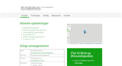 Desktop Screenshot of oeresundsparken.dk